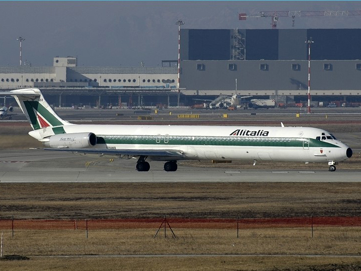 MD 82 – Volo Inaugurale Alitalia